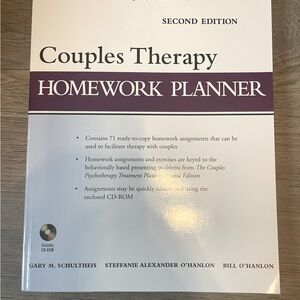 Couples Therapy Book Brand New Never used